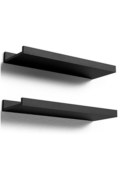 Arabest Floating Shelves for Wall Set of 2,Wood Wall Shelves with Lip,15.6 In...