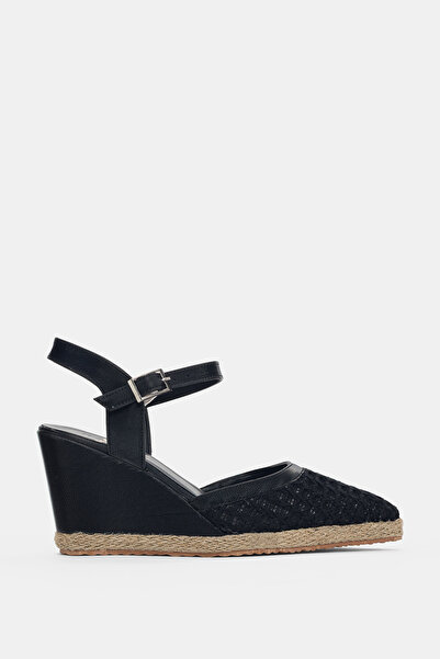 selin shoes Veloura ženske cipele na petu sa podesivom kopčom i pletenim deta...