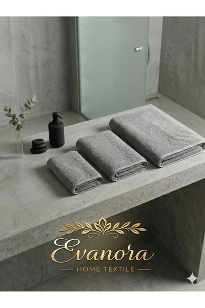 Evanora 3-Piece Towel Set