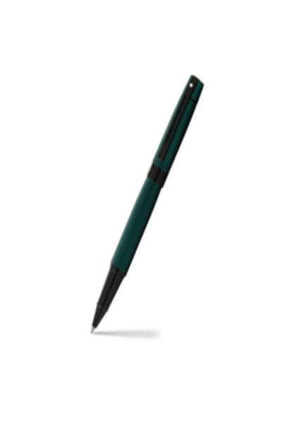 Sheaffer قلم 300 E9346 باللون الأخضر المطفي مع حواف سوداء مصقولة Rb