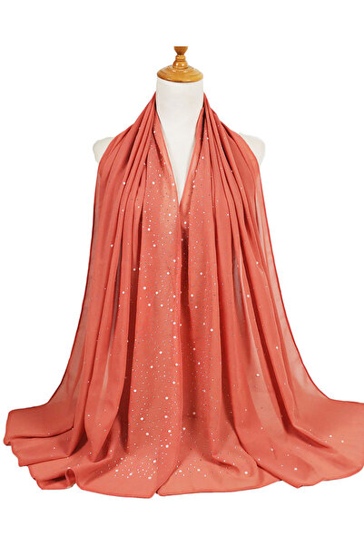 FridayIn Dignified style Solid color Bead Headscarf