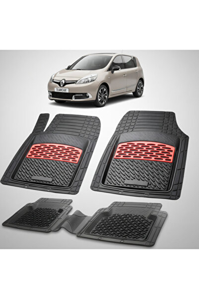 TEAMCAR Renault Scenic III 2 MPV Συμβατά Πατάκια Δαπέδου 2012-2013 |   Κόκκινο