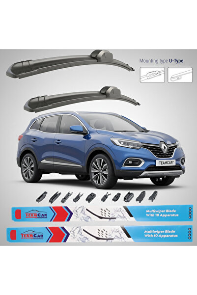 TEAMCAR Renault Kadjar (2015-2017) Σετ Υαλοκαθαριστήρων Εμπρός |   Καθολικός