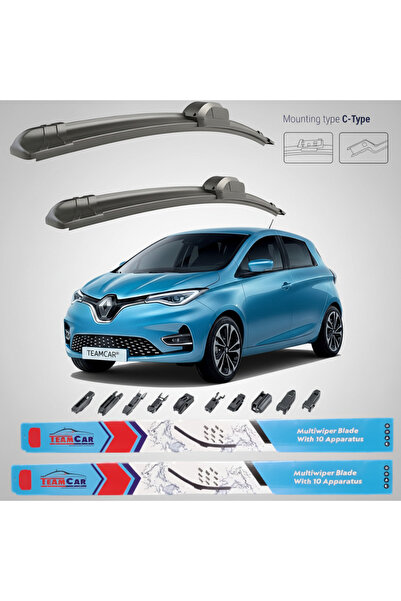 TEAMCAR Renault Zoe (2012-2019) Σετ Υαλοκαθαριστήρων Εμπρός