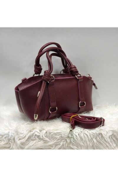 ALBERA Women's Trendy Model Metal Accessory Detailed Hand and Shoulder Bag