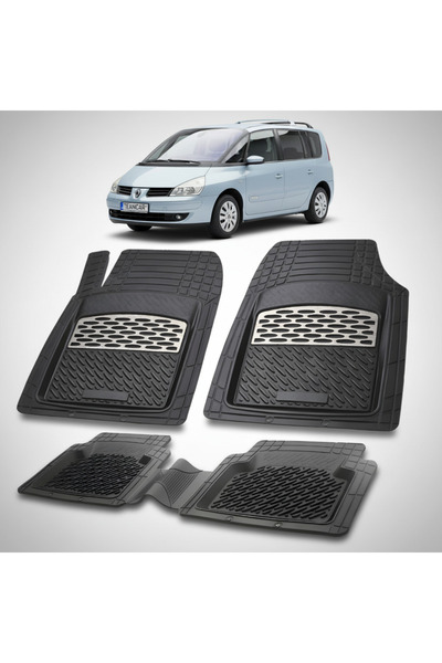 TEAMCAR Renault Espace IV 2 MPV Συμβατά Πατάκια Δαπέδου 2006-2010 |   Ασήμι