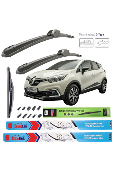 TEAMCAR Ρενό Καπτούρ II (2019-σήμερα) TeamCar ®   Υαλοκαθαριστήρες – Πλήρες Σετ