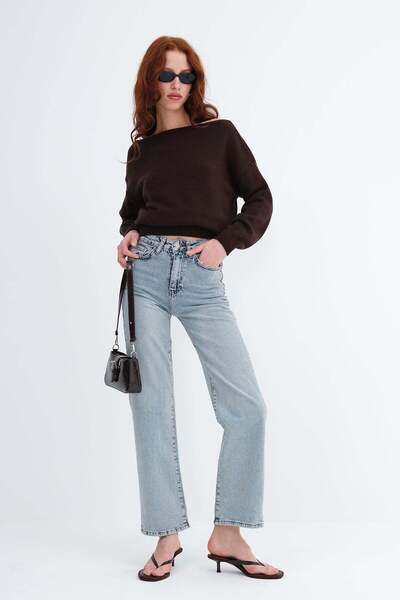 Addax Pantaloni de blugi cu picioare largi PN152