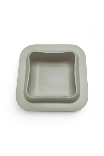 KARADAĞ METAL Silicone Square Cake Mold 7 cm