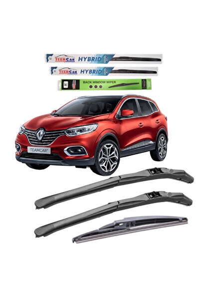 TEAMCAR Renault Kadjar Facelift (2018–2024) TeamCar® Wipers – Hybrid | Full Set