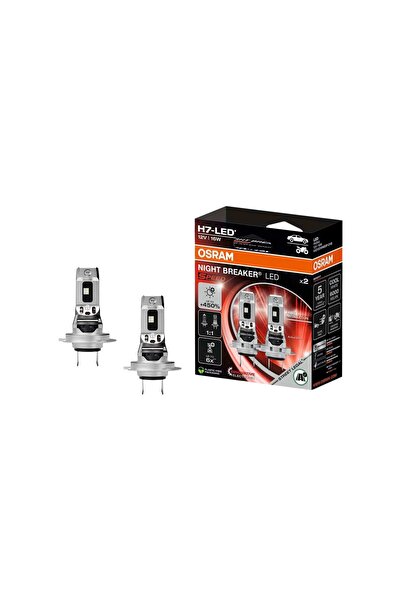 Osram Set Becuri Auto LED – NIGHT BREAKER H7-LED SPEED GEN.2 450% – Omologate...