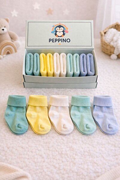 Peppino جوارب الأطفال حديثي الولادة الفاخرة المصنوعة من القطن العضوي للجنسين ...