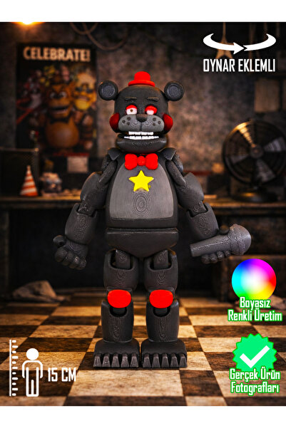 Suelo Butik FNAF Lefty Tüm Eklemleri Hareketli Five Nights at Freddy's Karakt...