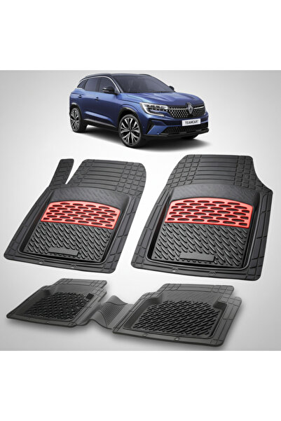 TEAMCAR Συμβατά πατάκια δαπέδου για Renault Austral SUV 2022-2026 |   Κόκκινο