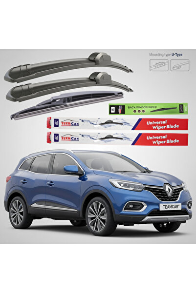 TEAMCAR Renault Kadjar (2015–2017) TeamCar ®   Lamele ștergătoare – Set compl...