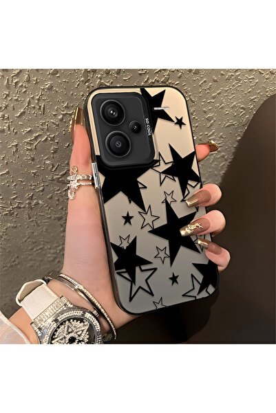 PATTERNOVA Redmi Note 13 Pro Plus+ 5G Uyumlu Kırılmaz Silikon Sevimli Yıldız ...