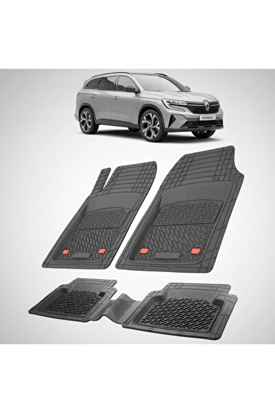 TEAMCAR Renault Espace VI SUV Συμβατά Πατάκια Δαπέδου 2023-2026 |   Μαύρο