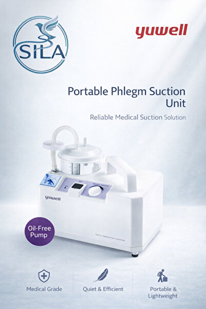 Yuwell هاز شفط سوائل وبلغم منزلي - يوويل 7E-A.