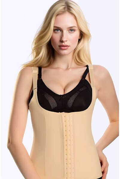 Loule Corset din latex pentru femei cu bretele - Suport și modelare pentru piept