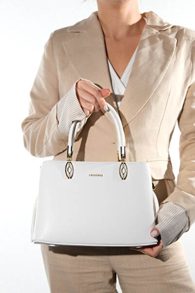 LuviShoes 26020 White Women's Shoulder Bag