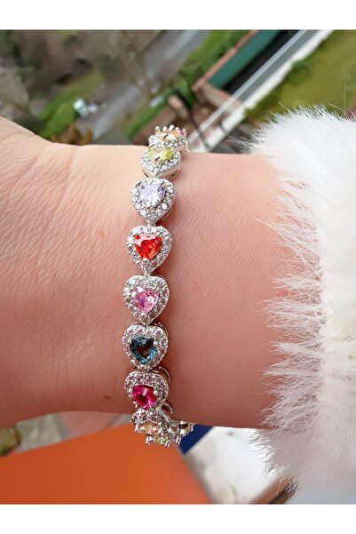 ECEMSEL Hearted Colored Stone Waterway Vip