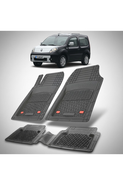 TEAMCAR Renault Kangoo II 1 Be Bop (Κοντό) Συμβατά Πατάκια Δαπέδου 2009-2012 ...