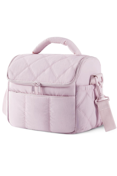 Sumkyle حقائب غداء معزولة للنساء، حقيبة غداء خفيفة الوزن مبطنة ومقاومة للماء