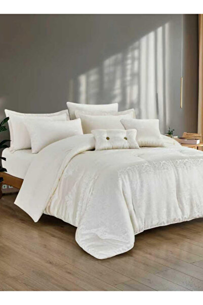 INREST Brocade Single Comforter Set 170 × 230 cm – Luxury 5 Pieces Jacquard E...