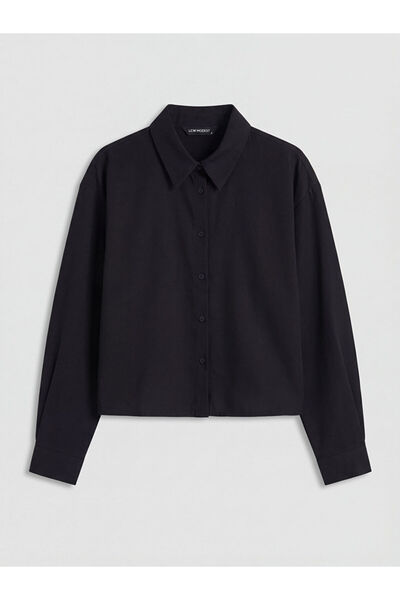 LC Waikiki Black Loose Fit Women's Shirt