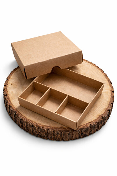 ENGİN MATBAASI Kraft Kutu 11,5x11,5x4cm Montajlı 1 Adet