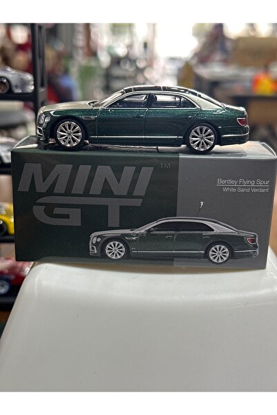 mini gt Bentley Flying Spur White Sand Verdant