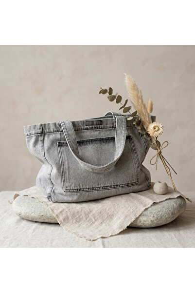 PASSTELL Women's Shoulder Strap Denim/Jean Bag