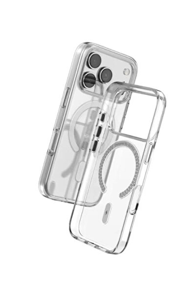 QUFEX Transparent Protective Case With MagSafe Technology For iPhone 17 Pro
