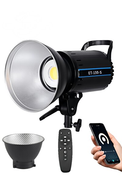 glanfen ضوء تصوير فيديو احترافي بقوة 150 واط مع تحكم عن بعد لاسلكي، ثنائي الل...