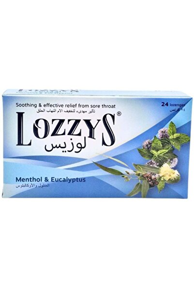 Lozzy أقراص لوزيز بنكهة المنثول والأوكالبتوس 24 قرص