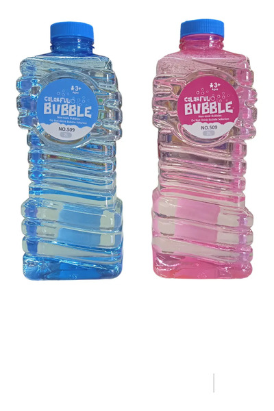 Plato 500ml Soap Bubble Liquid Bottle, Safe and Non Toxic for All Types of Bu...