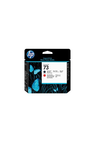 HP 73 Cap Printare Original Matte Black & Chromatic Red, 1-Pack (CD949A)