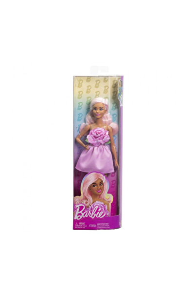 mattel Barbie Doll Moda Tutkunları Pembe Elbiseli Sarışın