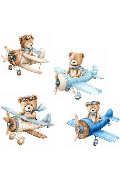 BoomerShop Teddy Bear Stickers for event panels or walls