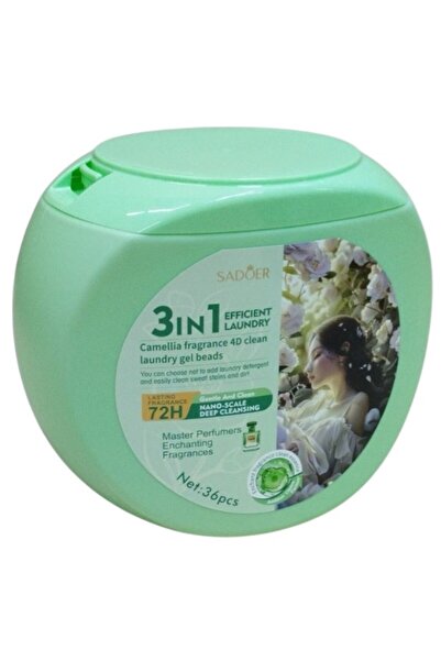 SADOER 3-in-1 Efficient Laundry Gel Beads in the Camellia Fragrance.