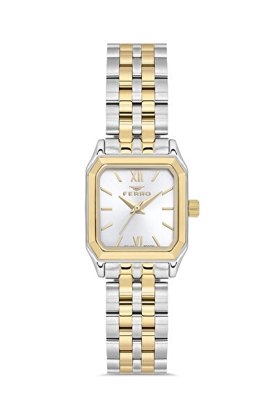 FERRO Silver Steel Cord Women's Wristwatch Fl21775A-D 3Atm Water Resistant 2 ...