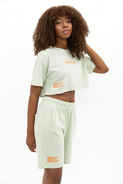 Crop-Top Yosun Yeşili