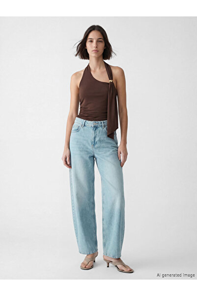 LC Waikiki Indigo Balloon Fit Women's Jean Pants