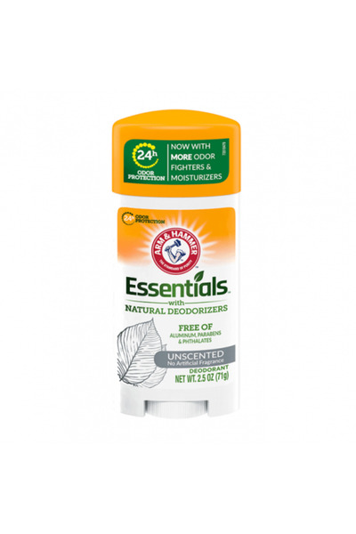 Arm Hammer Essentials Unscented Deodorant - 71g