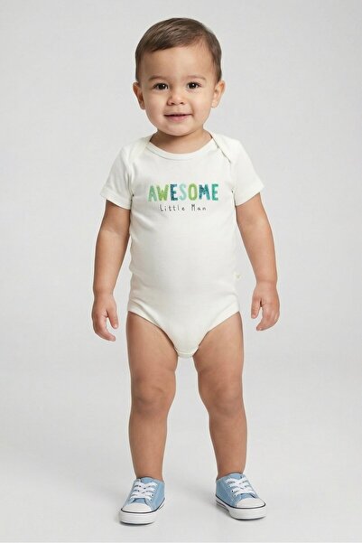 Hamleys Toddlers Boy 3 Pieces Allover Print Bodysuit, Multicolor