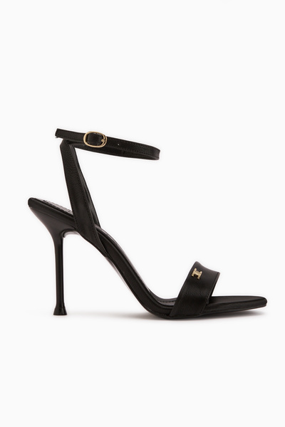 Limoya Jamila Black Ankle Strap Thin Heeled Women's Shoes
