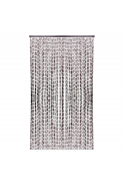 Q DECOR home&kids&garden Wooden Beaded Door Curtain, CUBA, Wenge
