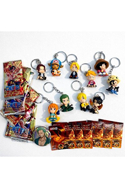 LEONEV One Piece hediye kutusu (anahtarlık+kart paketi+rozet)