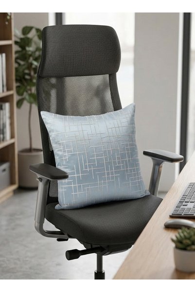 Art Comfort طقم 2 غطاء وسائد اريكة بقماش مزخرف الجاكار فاخر - عبوة قطعتين