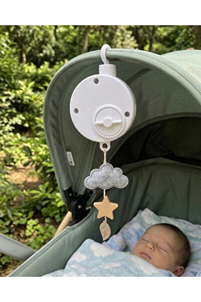 Universal Bebekler İçin Müzikli Uyutucu Mekanik Sistemli Asılabilir Müzik Kutusu